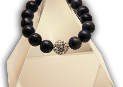 EMF Harmonizing Bracelet Lapis Lazuli - Black - Quantum EMF Protectors