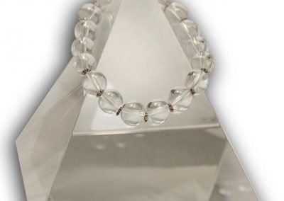 75 Clear GLOBE Swarovski Crystal Bracelet Quantum EMF BioShield Quantum Protector - Quantum EMF Protectors