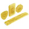 Citrine EMF Protection Cell Phone Stickers, Pack of 4 - Anti Radiation Shiel  d Sticker for Laptops, Tablets, and Mobile Phones - Harmonizing Neutralizer Protector for All Electronic Devices (Yellow)