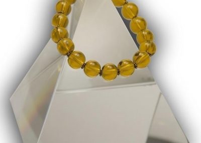 74 Gold GLOBE Swarovski Crystal Bracelet Quantum EMF BioShield Quantum Protector - Quantum EMF Protectors