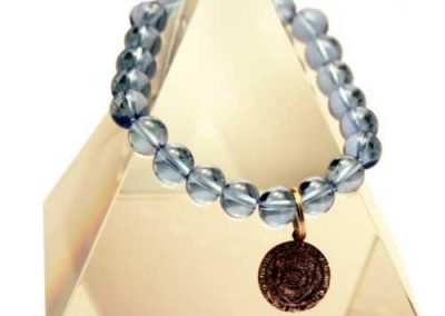 Quantum EMF Protection Jewelry/EMF Protection Bracelets Blue GLOBE - Quantum EMF Protectors